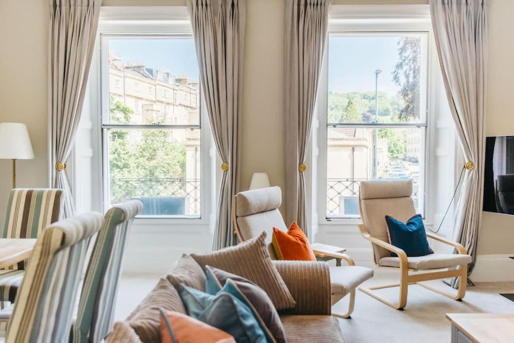 Luxury, Central, Sun-Filled 3 Bed Haven In Bath Eksteriør billede