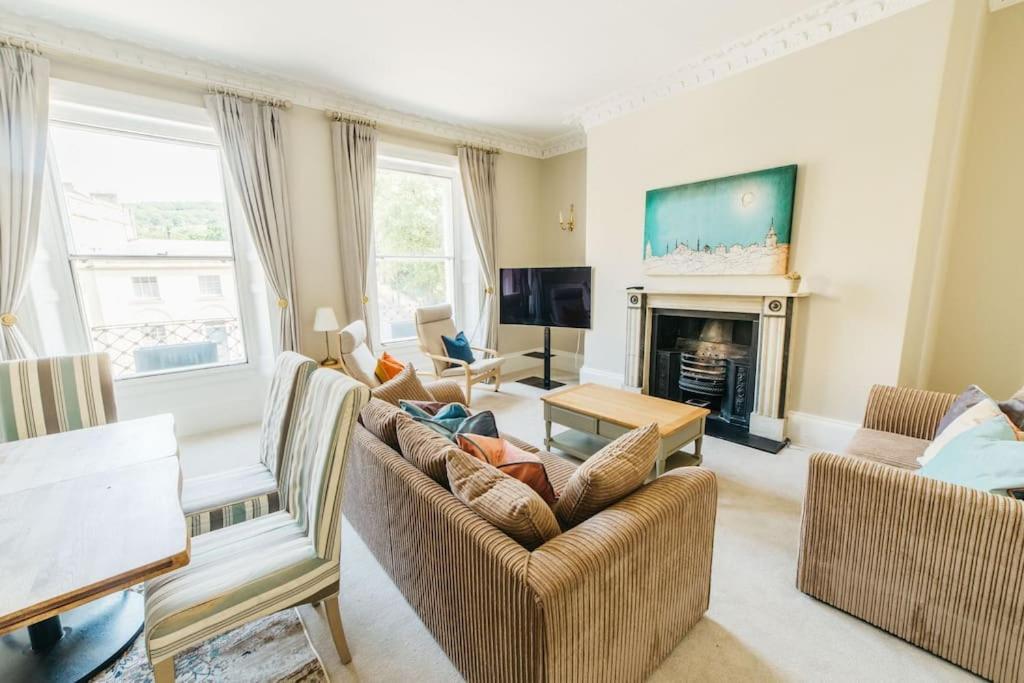 Luxury, Central, Sun-Filled 3 Bed Haven In Bath Eksteriør billede